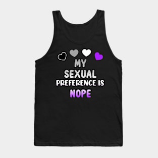 My Sexual Preference Is Nope Tank Top